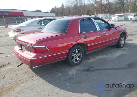 1997 Mercury Grand Marquis Gs from USA, damaged, VIN 2MELM74W8VX667379